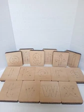 Ellison Accucut Block Font Lot Of 15 Lower Case Letters Alphabet Cutting Dies 