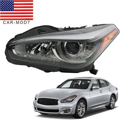 For 2015-2019 Infiniti Q70 Q70L Non AFS Left Driver Side LED Headlight Headlamp