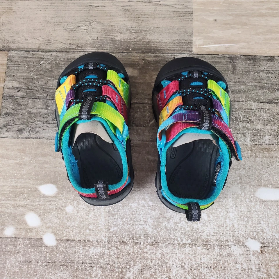 Sandalias Keen Newport H2 para niños talla 4 arco iris tie dye encaje-bloqueo puntera redonda Foto 4 de 4