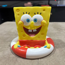 Vintage Viacom SpongeBob SquarePants Lifeguard Toothbrush Holder Nickelodeon