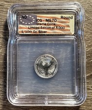 ICG MS70 DISME Coins Phoenix 1/10 oz Silver Round – Collectible Political Series on The Hot Collector