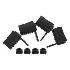 4 Sets Durable Rubber Sleeves for Piano Keyboard Stand X Style Anti Slip Caps