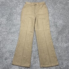 Vintage Levis Pants Womens 26x30 High Waisted Poly Blend Dress Trousers 70s 80s