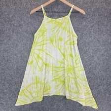 Miken Swim Dress Womens Large Tie Dye Sleeveless Cover Up Beach Boho