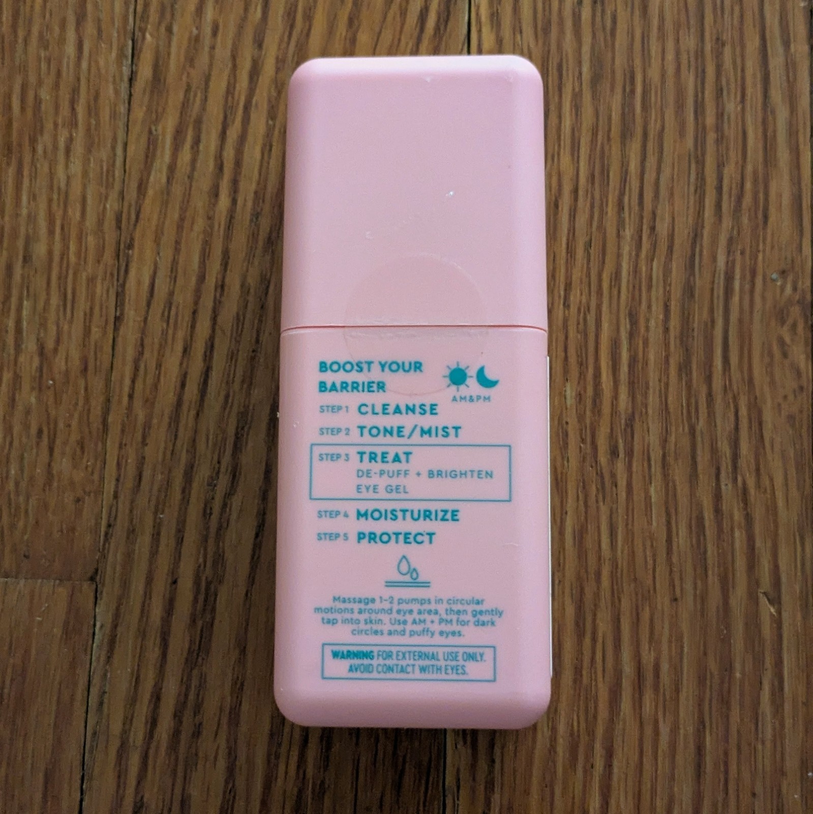 X5 BYOMA De-Puff + Brighten Eye Gel with Tri-Ceramide Complex - 0.68 Oz