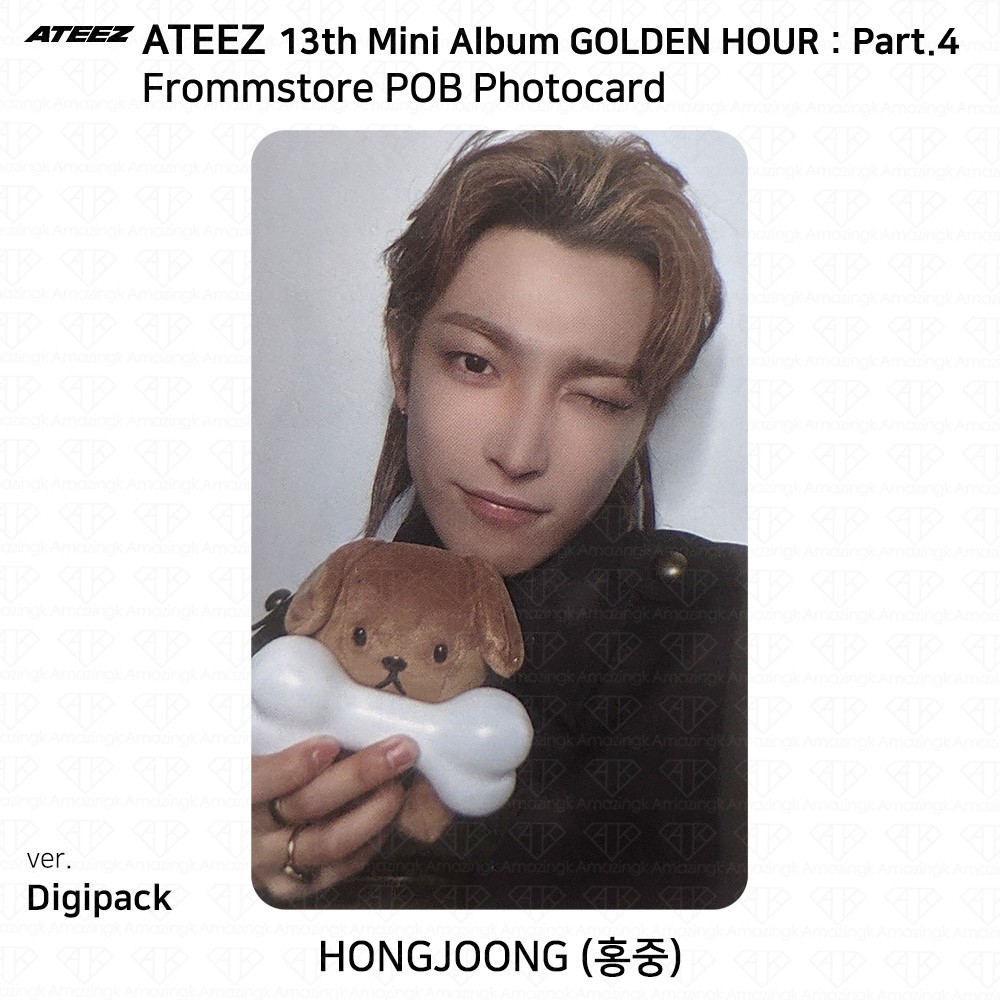 ATEEZ GOLDENHOUR：Part4 Fromm特典 ヨサントレカ ATEEZ - GOLDEN HOUR Part.4 [APPLE MUSIC] PREORDER BENEFIT