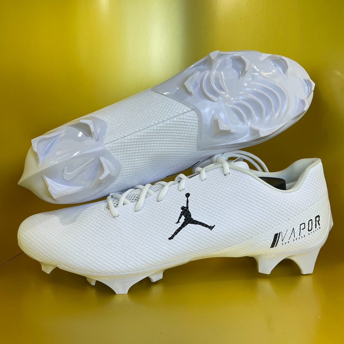 Jordan Vapor Edge Speed 360 PE White Football Cleats Men's CV1671
