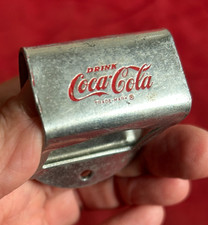 1950s Coca-Cola Red Logo Wall-Mounted Bottle Opener Acton Arkansas City Kansas