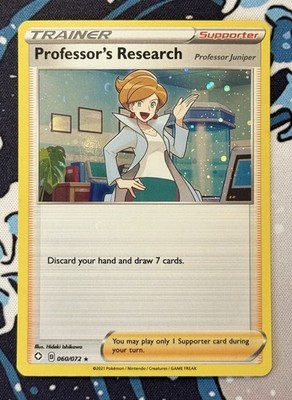 Professor Juniper Professor's Research 60/72 Cosmos Holo Raw Card NM