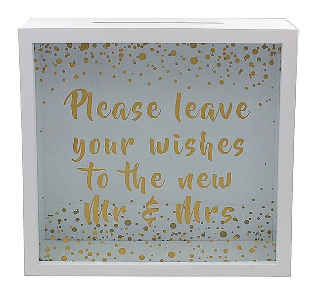 Wedding Memories Box Leave Wishes for the New Mr & Mrs