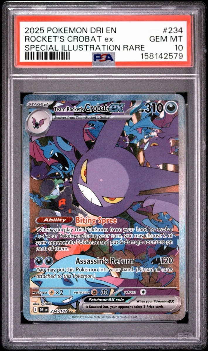 Team Rocket's Crobat Ex Pokémon TCG Cards for sale | eBay