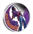 1 oz silver Proof Jimi Hendrix Colorized COA BOX .999 Pure Fine Purple Haze 2025