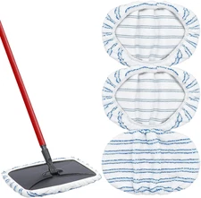 Mop Heads Replacements for Ocedar Hardwood Floor 'N More Microfiber Mop, 3 Pack