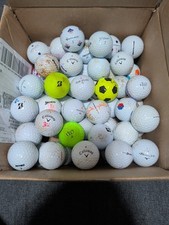 60 Golf Balls Assorted Brands Used Practice Ball Mixed Lot