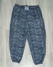 Vintage International BAGGYZ MEDIUM Parachute Pants Weightlifting 80s Gym USA