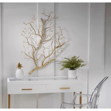 Gold Metal Branch Wall Decor Gold 26 x 40