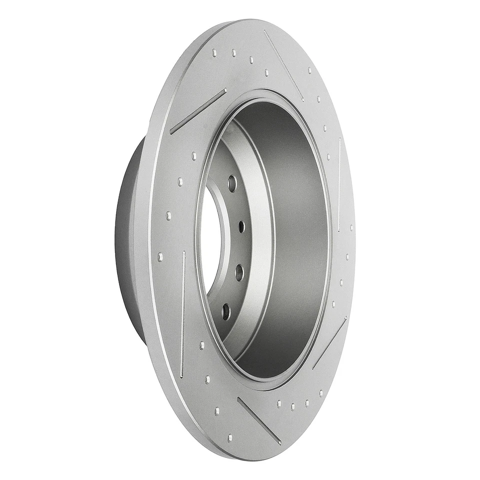 Discos de rotores de freno traseros ranurados para Kia Sedona Hyundai Entourage 2006-2012 2014 Foto 4 de 4