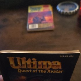 Nintendo Ultima: Quest of the Avatar Original NES Manual Book of Lore English