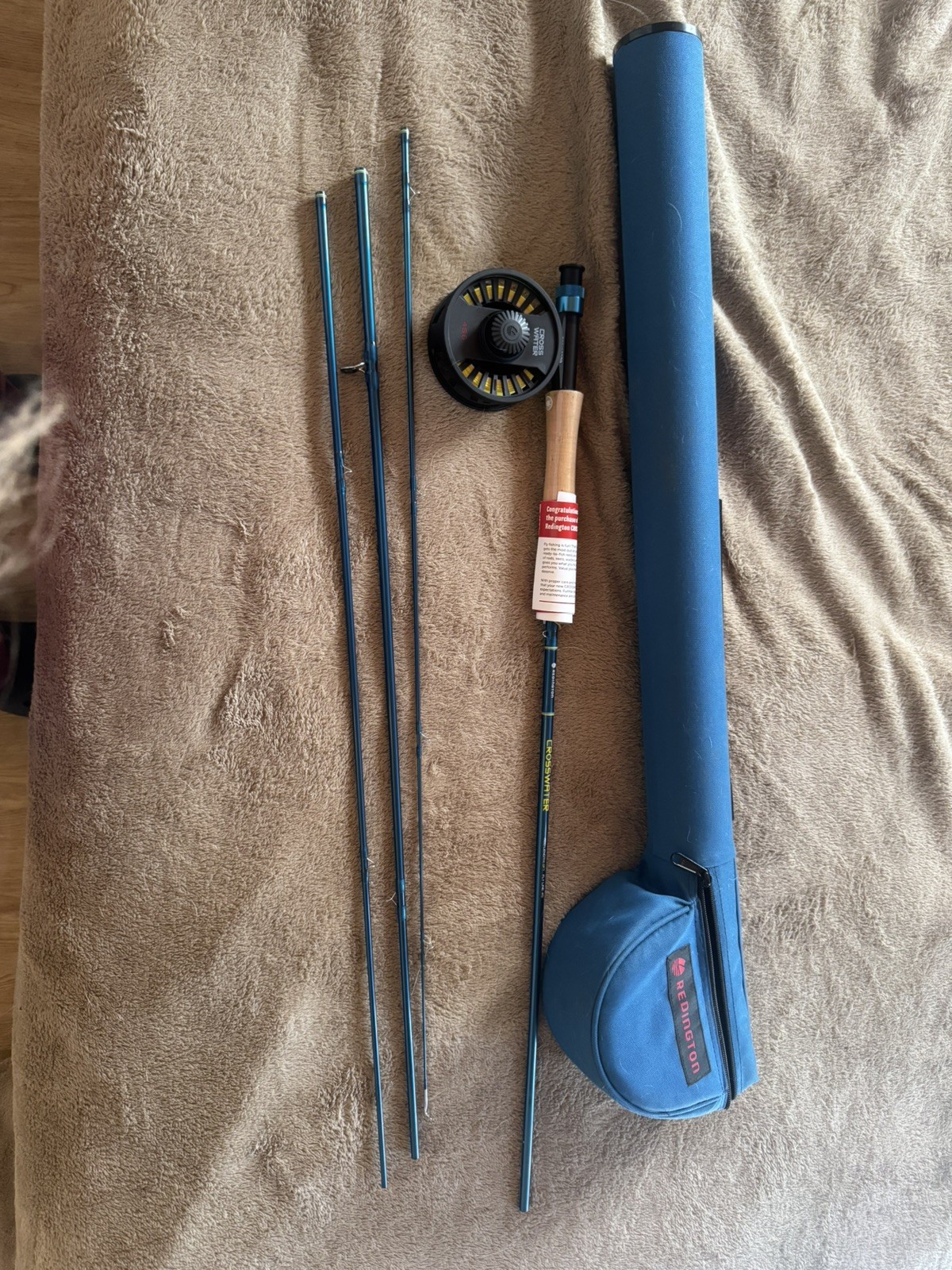 NEW Redington 590-4 Fly Fishing Combo 5WT 9ft 4pc Crosswater