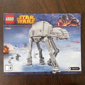 LEGO Star Wars #75054: AT-AT Instruction Booklets 1 & 2 | Free Shipping!!!