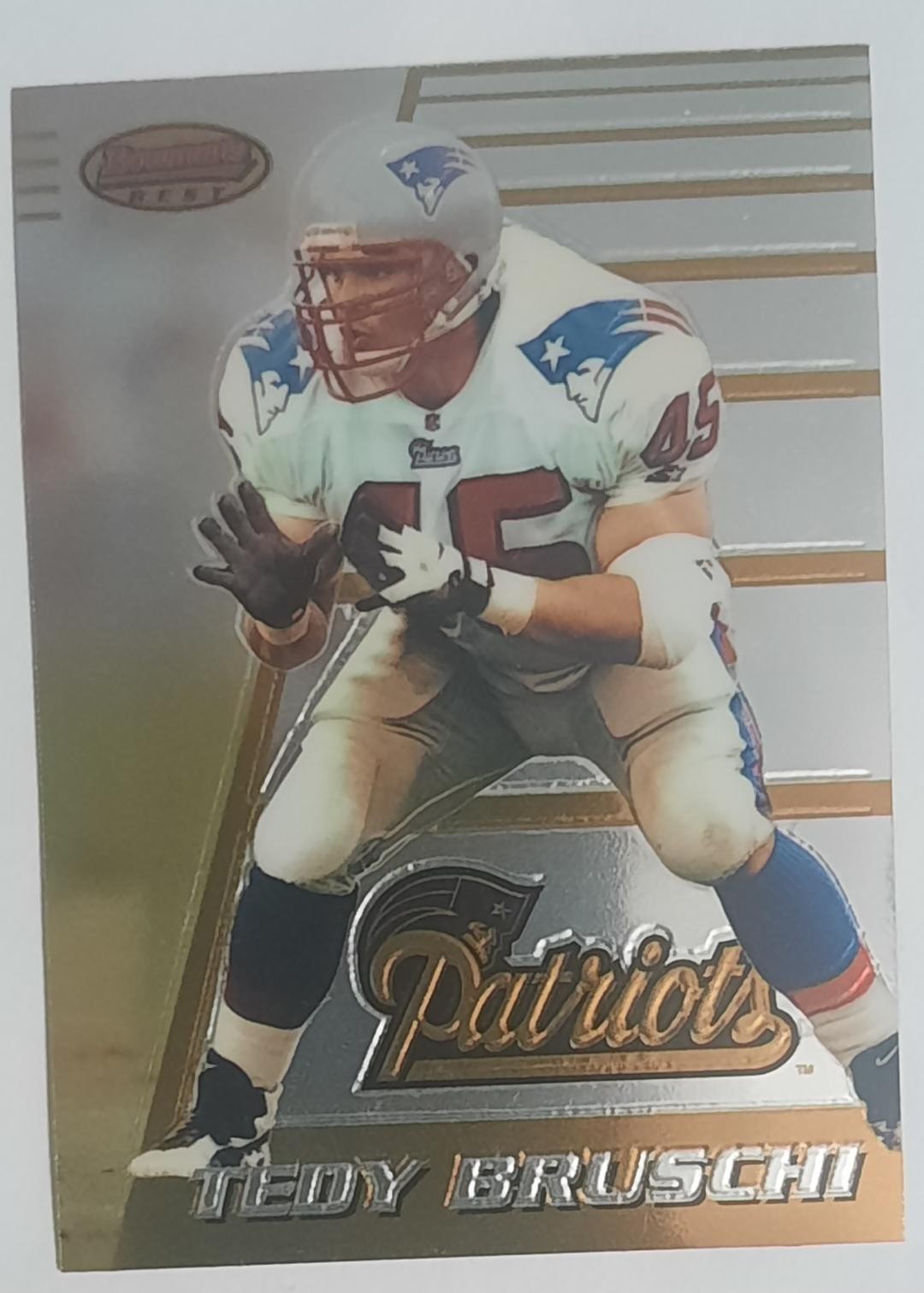 1996 Bowman's Best Tedy Bruschi #162 Rookie nmt