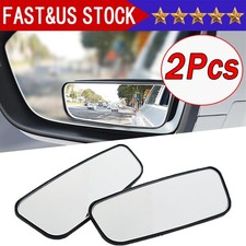 2x 360 Stick On Rear View Auxiliary Blind Spot Mirror Wide Angle Car Truck Suv 2x 360 Stick On Rear View Auxiliary Blind Spot Mirror Wide Angle Car Truck Suv