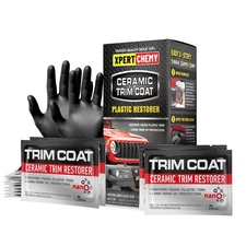 XPERTCHEMY Ceramic Trim Coat Kit, Plastic Restorer for Cars Ceramic Coating