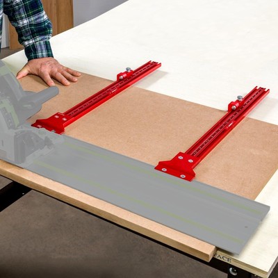 Parallel Guide Rail System, Aluminum Alloy Rail System Circular Saw Track Set...