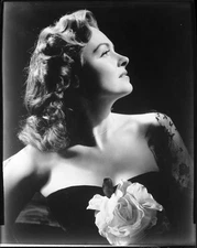 Donna Reed Vintage 8x10 Studio Negative Breathtaking bare shoulders Photo Shoot