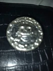 50 g YPS Yeager Poured Silver .999 Silver SKULL PLATA MUERTA ROUND RARE Z322