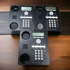 Lot Of 3 AVAYA 1408 Digital Phone (Black) 700469851 Phone - Base Only