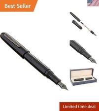 Stylo plume All American en noir - Plume extra fine, design classique et superio...