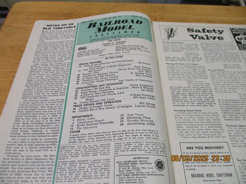 6-"Railroad Model-Craftsman" Magazines. 1963 - Picture 15 of 19