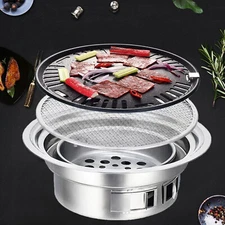 40cm Korean Style Table Charcoal Portable BBQ Grill Stove Outdoor Camping Picnic