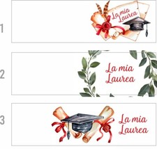 BIGLIETTI BIGLIETTINI LAUREA  STAMPA OMAGGIO