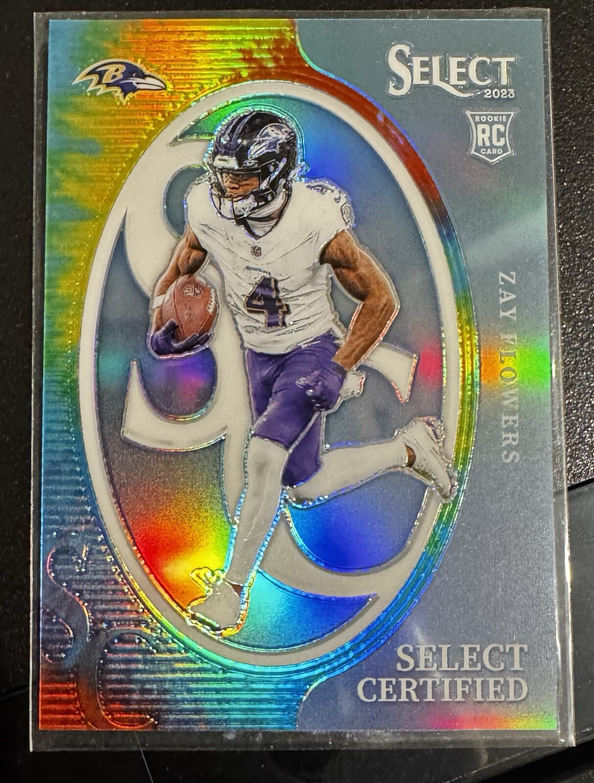 2023 Panini Select Certified Zay Flowers Rookie RC Tie-Dye /25 Ravens 🔥 🔥🔥