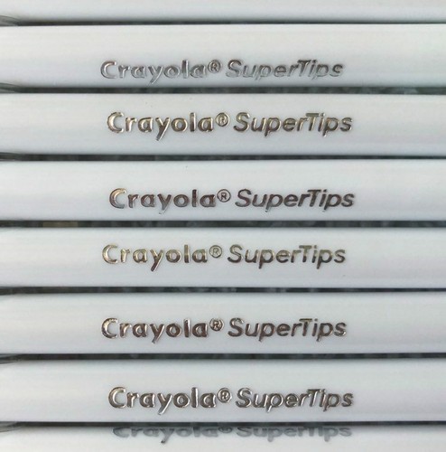 Crayola Super Tips Washable Markers Single Felt Tip Colouring Pens π 50 Colours - Picture 6 of 161
