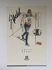 orig. Autogrammkarte Skilanglauf Sofie Krehl