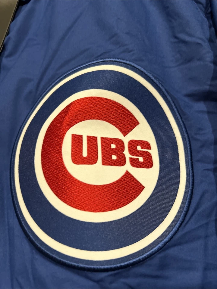 Nike MLB Chicago Cubs Dugout Men's Full-Zip Down Jacket Sz L NKAU Baseball Blue - Image 3 of 4