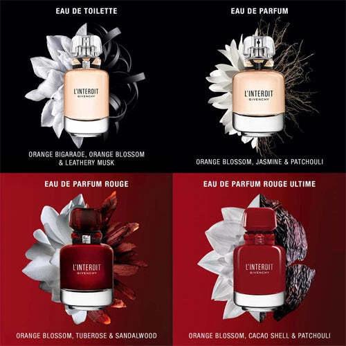 GIVENCHY L'INTERDIT ROUGE ULTIME EDP 80 ML VAPO NATURAL SPRAY NUOVO SIGILLATO - Foto 3 di 6
