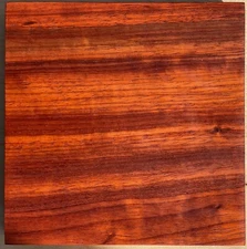 7-1/2 x 7-3/8 x 2" African Padauk Bowl Turning Blank Square Carving Wood Block 