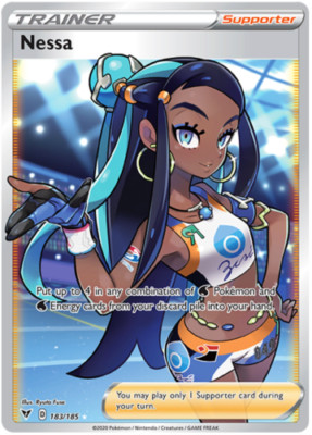Nessa 183185 F/A S&S Vivid Voltage ULTRA RARE PERFECT MINT! Pokémon  