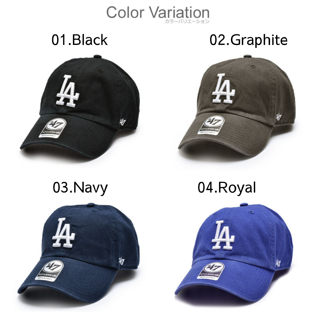 47brand LOS ANGELES DODGERS CLEANUP Baseball Cap 17 Colors 47brand LOS ANGELES DODGERS CLEANUP Baseball Cap 17 Colors