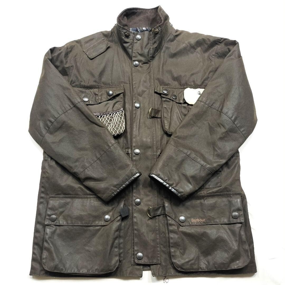 Barbour duracotton dry fly Oiled Jacket olive cotton size L Barbour duracotton dry fly Oiled Jacket olive cotton size L