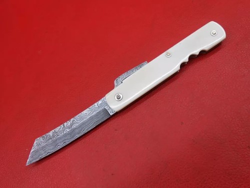 Custom Handmade Pattern Damascus Steel Knife Blade Blank For Supply S420 - Picture 4 of 9