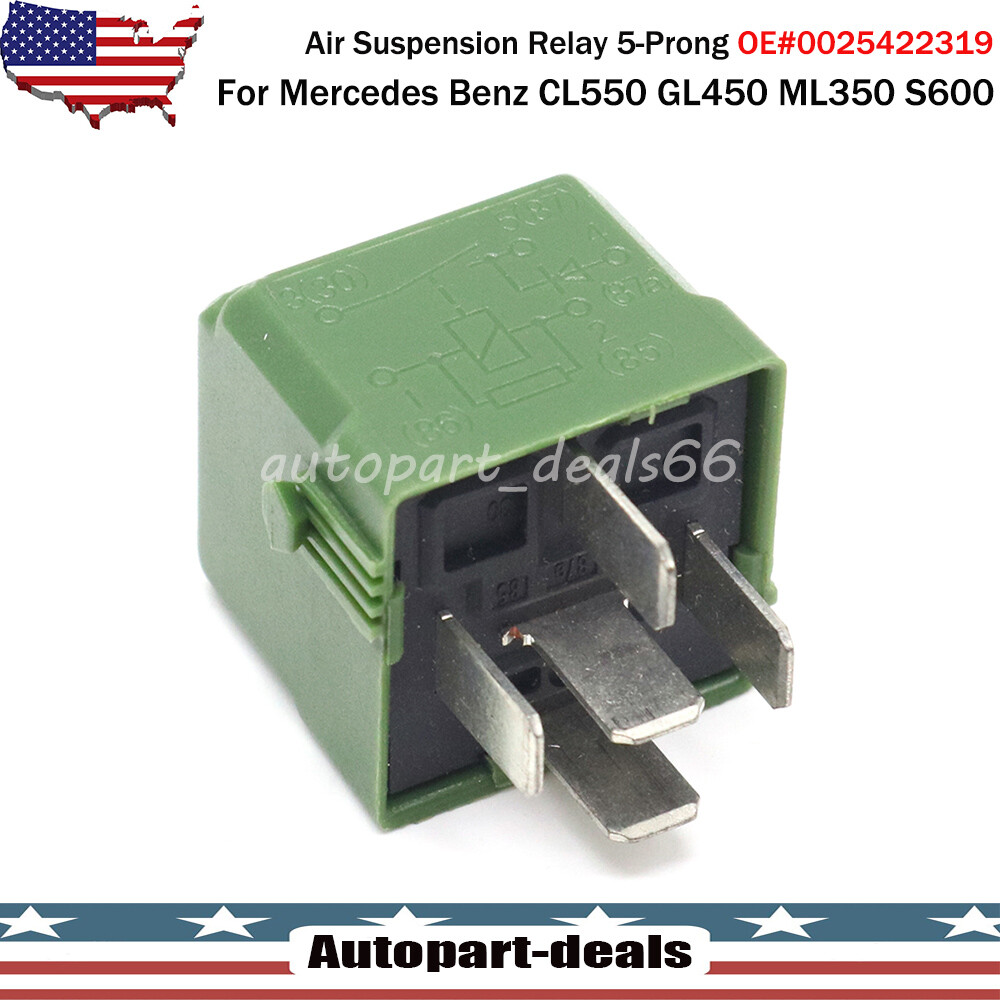 Suspension Air Compressor Relay 5-Pins 0025422319 for Mercedes-Benz CL GL ML S-image