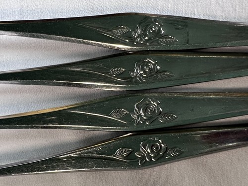 Spritely Rose Pattern di Creative Manor lotto 15 pezzi posate inox Giappone - Foto 9 di 12