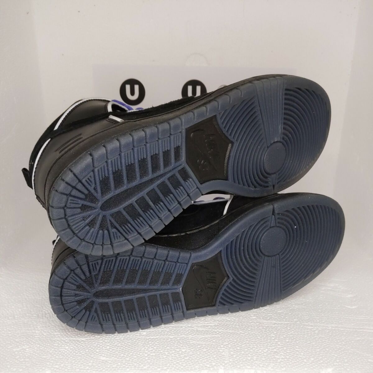 NIKE Dunk High SB 833456-002 Purple Black MF Doom Men US 8 NIKE Dunk High SB 833456-002 Purple Black MF Doom Men US 8