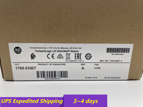 AB 1768-ENBT /A CompactLogix EtherNet/IP Communication Module UPS Shipping - Picture 1 of 2