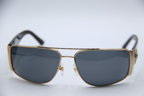 NEW VERSACE MOD. 2163 1002/81 GOLD POLARIZED AUTHENTIC FRAMES SUNGLASSES 63-15 - Picture 2 of 5